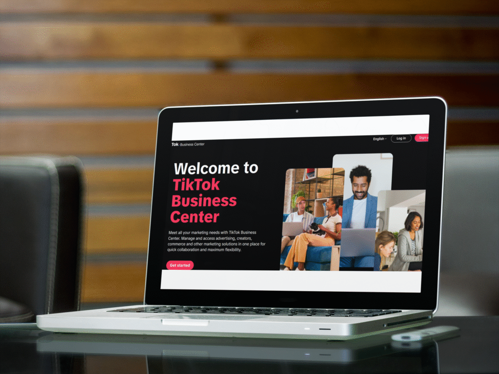 how to set up Tiktok business center
