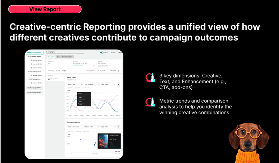 creative centric reporting